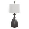 Curvo - Contemporary Table Lamp (Set of 2) - Rubbed Gray Slate / White - Image 2