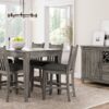 Rustic Counter Stool (Set of 2) - Gray - Image 6