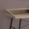 Computer Desk For Home Office, Laptop, Storage Shelves, Contemporary Versatile Placement - Taupe - Image 7
