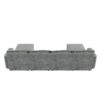 Chenille Modular Sectional Sofa, U Shaped Reversible Couch, Free Combination, 6 Seat Sleeper Sofa Bed With Ottoman, Convertible Oversized Indoor Furniture - Gray - Image 8