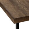 Accent Table, C - Shaped, Stylish Modern - Brown - Image 6