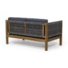 Charlotte - Outdoor And Rope 4 Seater Chat Set With Cushions - Teak - Image 12
