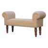 Boucle Bench - Cream - Image 4