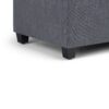 Sienna - Storage Ottoman Bench - Slate Gray - Image 5