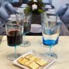 Halo - Leadingware Oval Plastic Wine Glasses (Set of 4), Bpa Free, Unbreakable Acrylic, 12Oz - Blue - Image 5