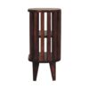 Ariella - Double Shelf Bedside Table - Chestnut - Image 8