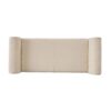 Glistening - Upholstered Storage Bench With Rolled Arms And Wood Legs - Beige - Image 7