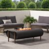 Vernon - Rectangle Fire Pit 50, 000 Btu - Dark Gray - Image 10