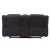 Marshall - Reclining Console Loveseat - Black - Image 4