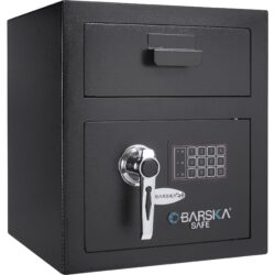 0 72 Cu Ft Keypad Depository Safe - Black
