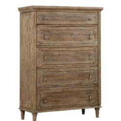 Ludin - 5 Drawer Chest - Taupe