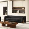 Alpine - Sherpa Sofa - Ebony Black Boucle - Image 12