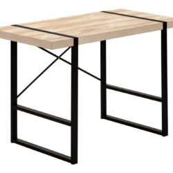 Computer Desk For Home Office, Laptop, Contemporary And Modern - Natural / Black