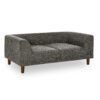Modern Rectangular Pet Sofa With Backrest And Armrests, Soft Cushion - Dark Gray - Image 10