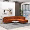 Brooke - Sectional Sofa Right Facing - Orange - Image 6
