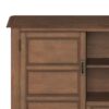 Burlington - Tall TV Media Stand - Rustic Natural Aged Brown - Image 3