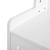 Minimalist 4 Door Shoe Cabinet With Coat Rack, Spacious Top, 3 Drawers, 8 Shelves, Metal Hooks And Handles For Hallway - White - Image 14