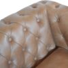 Buffalo - Leather Chesterfield Sofa - Brown - Image 8