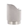 Marla - Contemporary / Glam Vanity Stool - Chrome / Silver - Image 3
