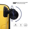Hardshell Suitcase Spinner Wheels Pp Luggage Sets Lightweight Durable Suitcase With Tsa Lock, 3 Piece Set (20/24/28) - Yellow - Image 15