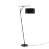 Daniella - Salon Contemporary Floor Lamp - Black - Image 4