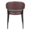 5 Pieces Contemporary Dining Set With Table - Brown / Black / Walnut - Image 9
