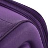 Softside Luggage Expandable 3 Piece Set Suitcase Upright Spinner Softshell Lightweight Luggage Travel Set - Purple - Image 9