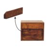 Solis - 2 Drawer Wall Mounted Nightstand - Brown - Image 10