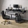 Eleazar - Music Recording Studio Desk - Black Oak - Image 7