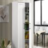 Evelyn - Sleek Storage Cabinet With Framed Panel Design - White - Image 5