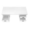 Computer Desk For Home Office, Laptop, Left, Right Set - Up & Storage Drawers - White - Image 5