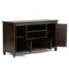 Carlton - TV Media Stand - Dark Tobacco Brown - Image 2