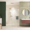 Frameless Shower Door, Sliding Shower Door, Premium 5 / 16" (8Mm) Thick Tempered Glass Shower Enclosure With Towel Bar, Double Side Easy Clean Coat, Finished With Buffer - Brushed Nickel - Image 14