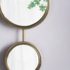 2 Circle Mirrors For Wall Decor, Unique Contemporary Wall Mirror For Living Room Bedroom Entryway - Gold - Image 8