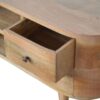 Rounded Entertainment Unit - Oak - Image 6