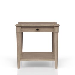 End Table With Storage Drawer - Sand