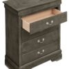 Elegant Traditional Storage Chest - Gray - Image 5