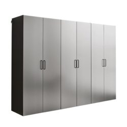 Astro Series - Garage Cabinet Set With Soft Closing Drawers - Metallic Gray