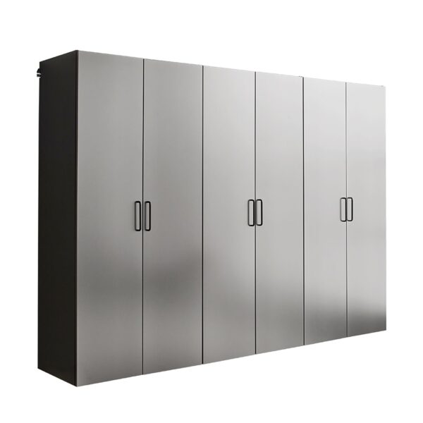 Astro Series - Garage Cabinet Set With Soft Closing Drawers - Metallic Gray