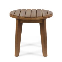 Outdoor Side Table With Weather Resistance - Teak