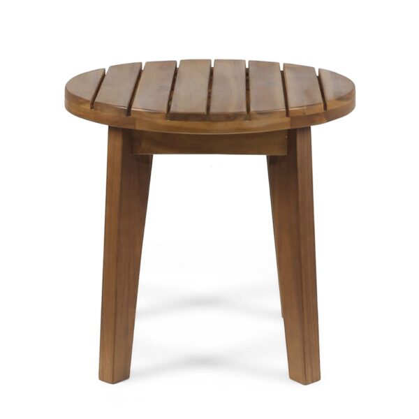 Outdoor Side Table With Weather Resistance - Teak