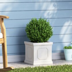 Magnesium Oxide Planter - Antique White