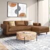 Morrison - Right Sectional Sofa - Caramel Brown - Image 10