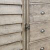 Ludin - Louvred Door Buffet - Taupe - Image 3