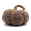 Pumpkin Ornament Decor For Holiday Harvest Festival Fall Festival & Thanksgiving (Set of 3) - Brown - Image 3