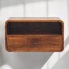 Avora - Wall Mounted Nightstand - Brown - Image 11