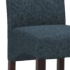 Cosmopolitan - Deluxe Tufted Parson Chair (Set of 2) - Denim Blue - Image 7