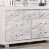Skye - Marble Dresser - White - Image 5