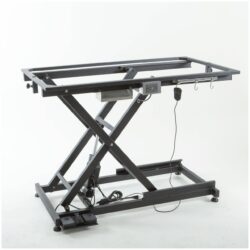 Super Deluxe Electric Pet Grooming Table, 110V / 220V Professional Groomer Recommend Height Adjust From 8 Up To 36" - Black