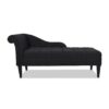 Harrison - Tufted Roll Arm Chaise Lounge - Jet Black - Image 2